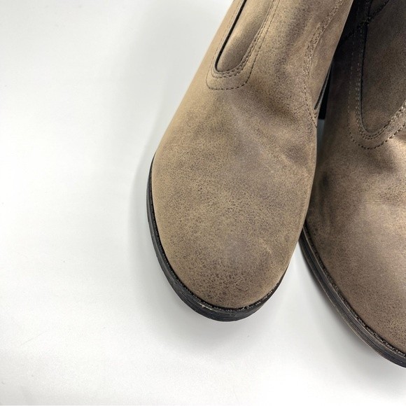 Rocket Dog Womens Faux Vegan Leather Weathered Western Style Brown Boots Size 10 - Picture 4 of 13